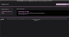 Desktop Screenshot of cingelar.com